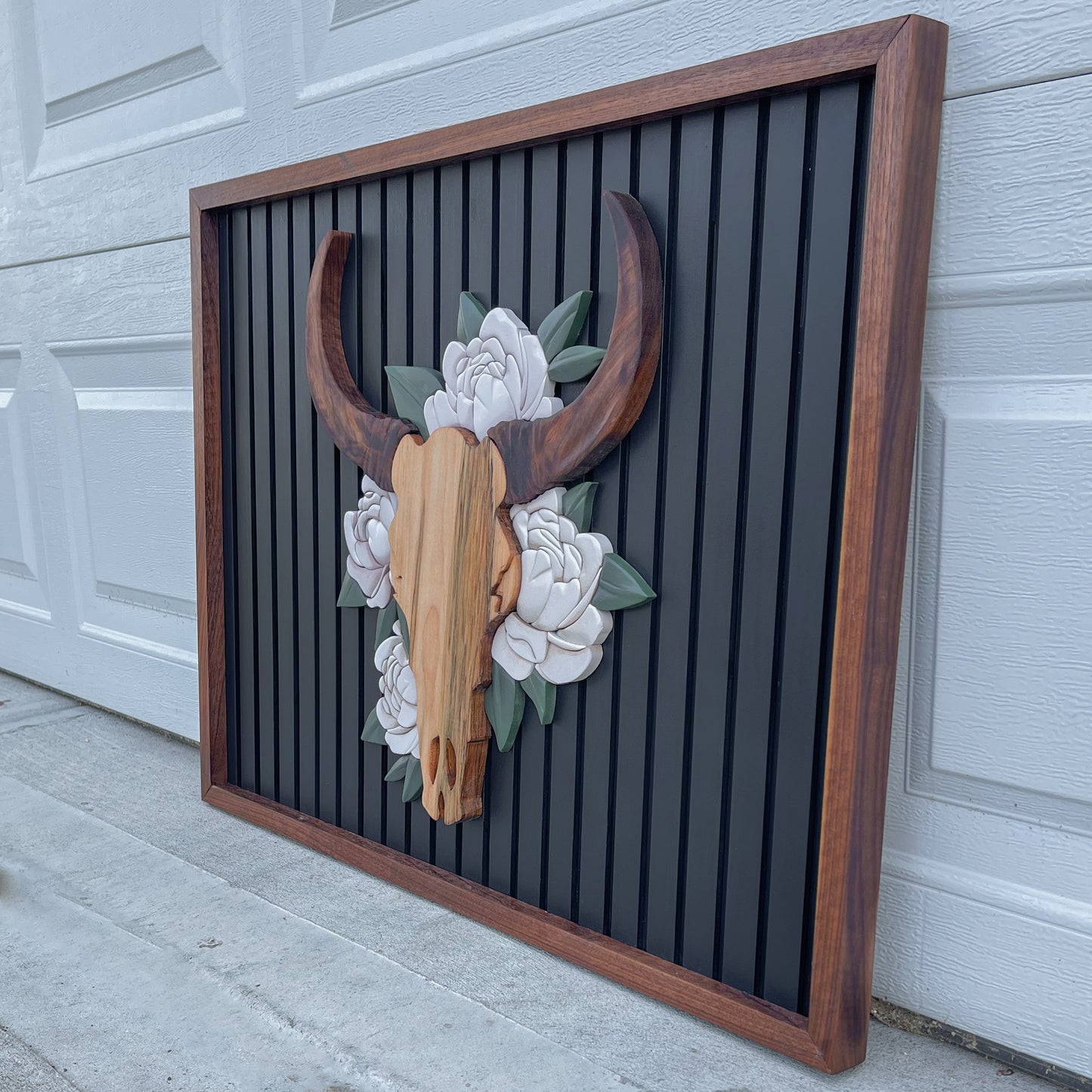 Floral Skull Wall Art