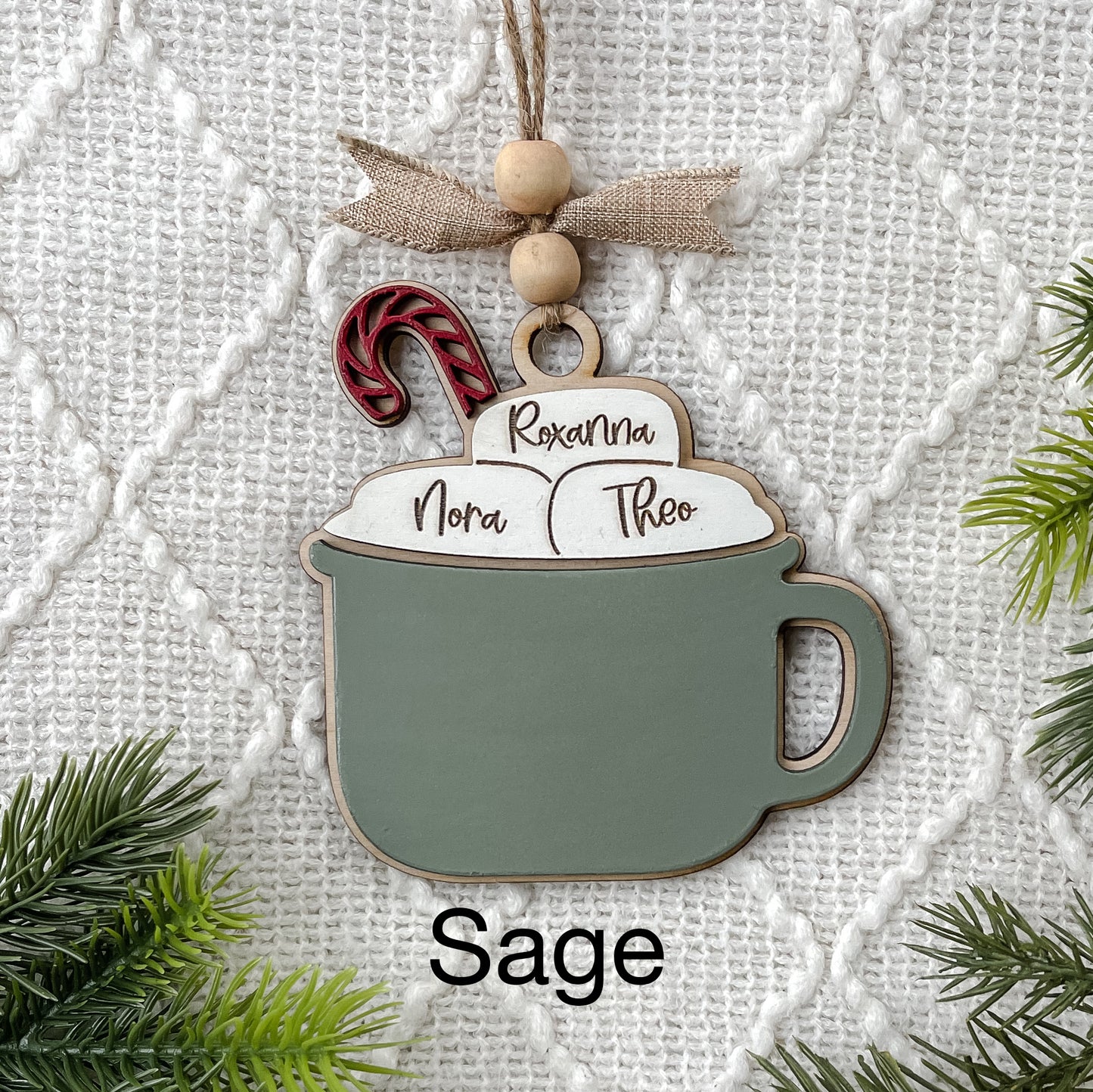Personalized Hot Cocoa Ornament
