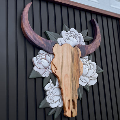 Floral Skull Wall Art