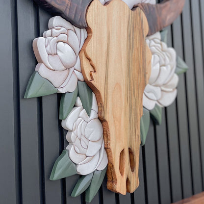 Floral Skull Wall Art
