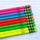 Neon Engraved Pencils