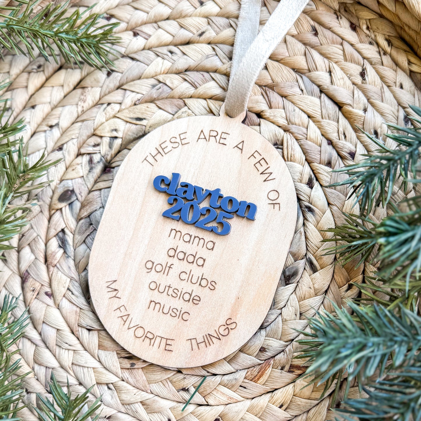 Favorite Things Ornament