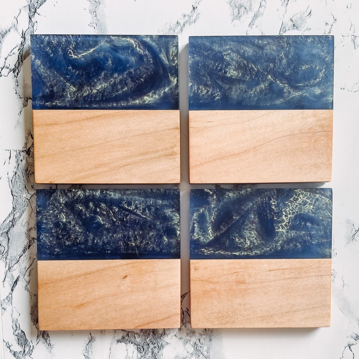 Maple & Resin Coasters