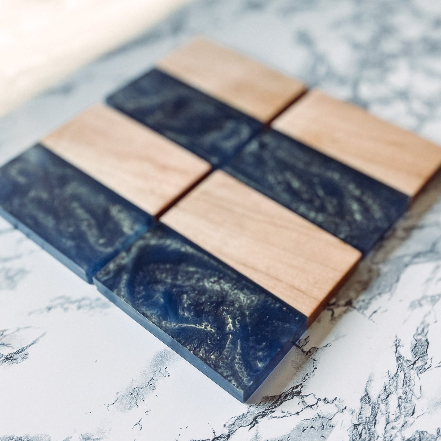 Maple & Resin Coasters